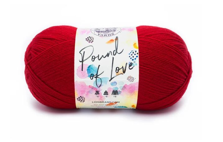 Lion Brand Pound of Love - Cherry