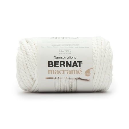 Bernat Macrame Yarn-Natural