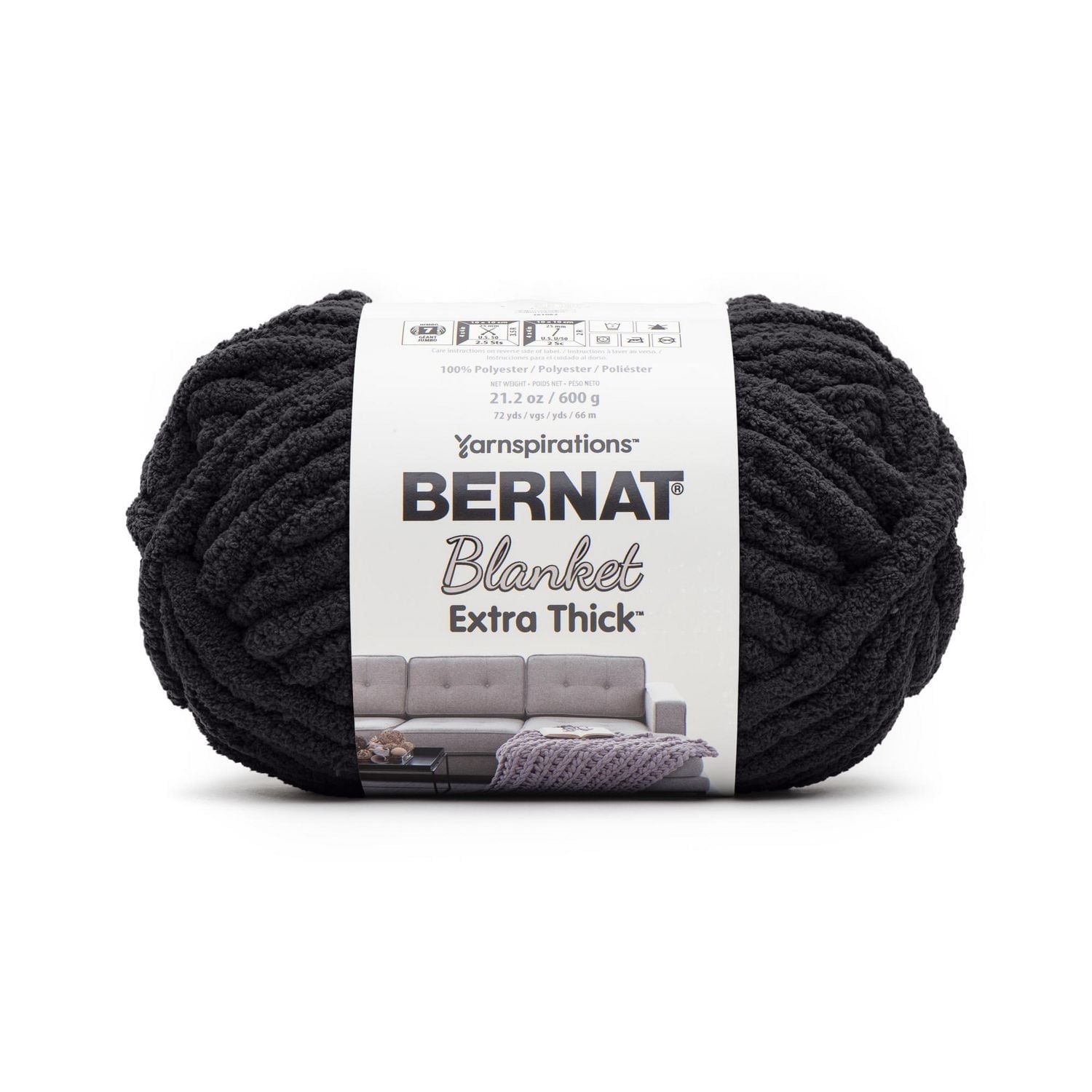 Bernat Blanket Extra Thick - Coal