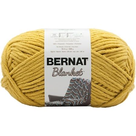 Bernat Blanket Coastal Collection 6 Super Bulky Polyester Yarn Moss 10.5oz/300g 220 Yards