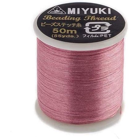 Miyuki Nylon Beading Thread B Pink (50m) for DIY Jewelry Making