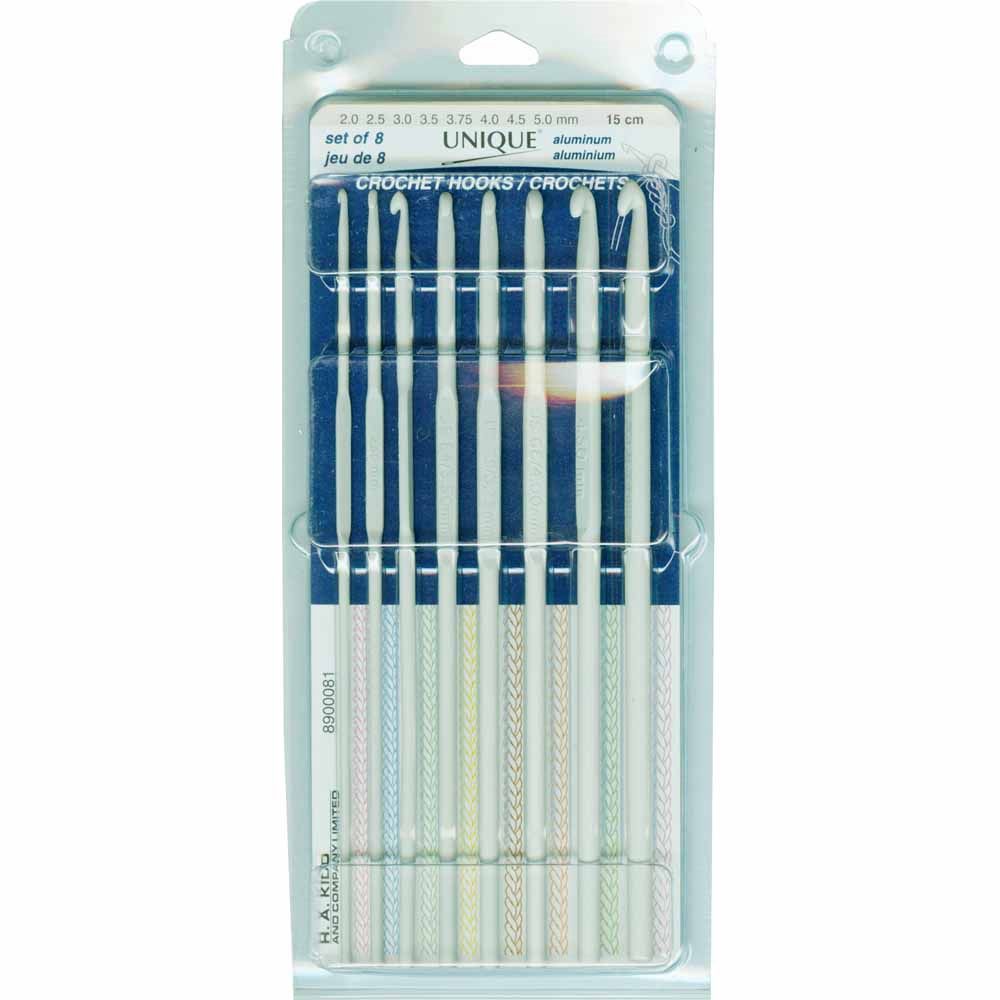 Unique Crochet Hook Set - 8 Pc