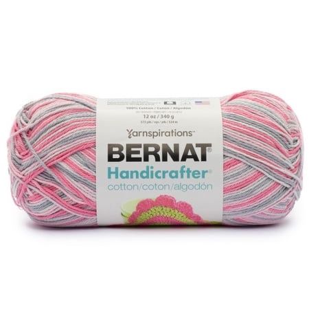 Bernat Handicrafter Cotton Yarn 340g - Ombres-Granite Pink