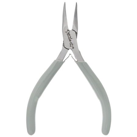 John Bead Multi Purpose Tools | Classic Slim 4.75 Bent Nose Stainless Steel Jewelry Making Pliers