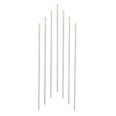 John Bead Gold Eye Beading Needles - 7 Pc