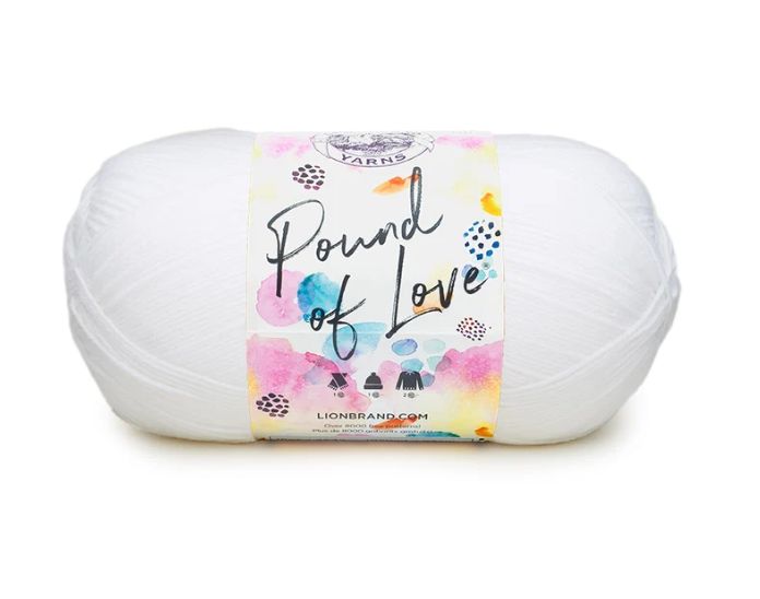 Lion Brand Pound of Love - White