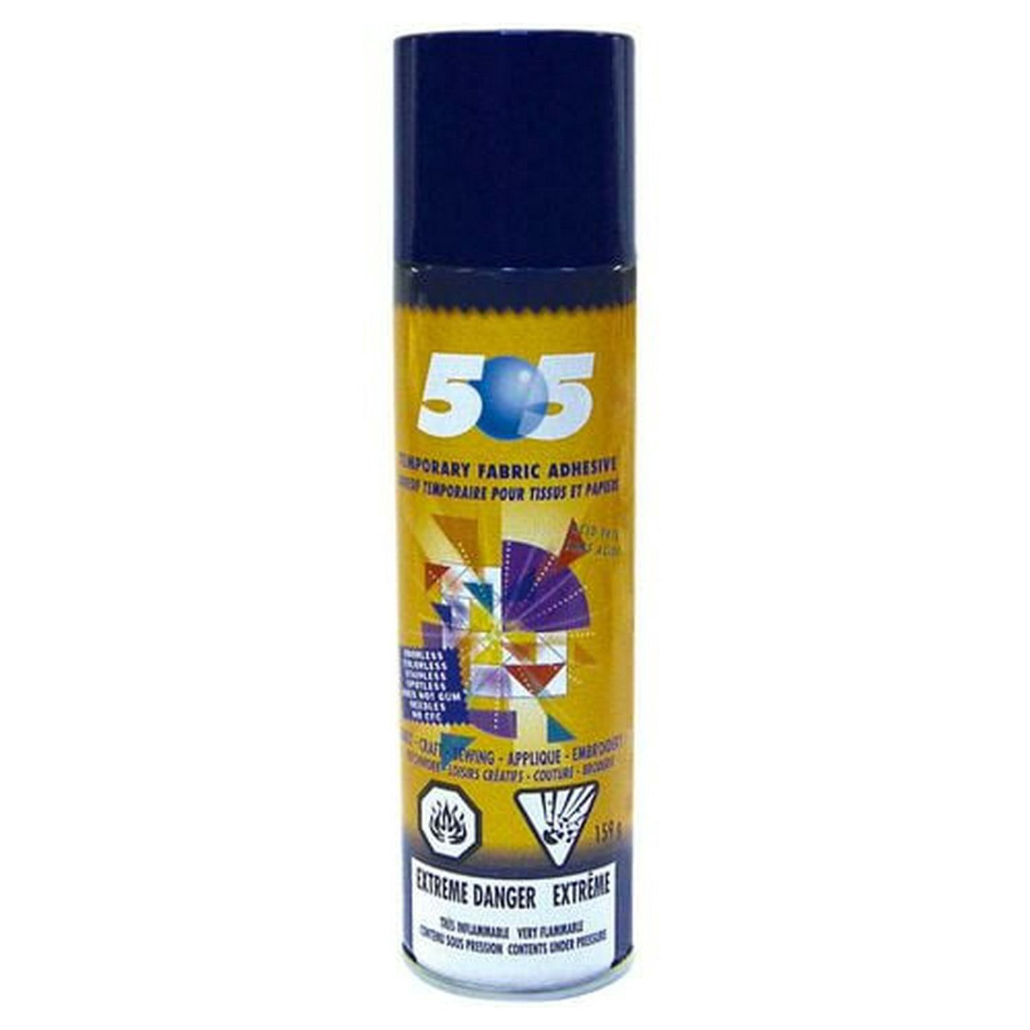 Odif 505 Temporary Fabric Adhesive Spray - 156 G, Odourless Feel, Repositionable