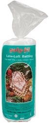 Poly-Fil® Low-Loft® 100% Polyester Batting by Fairfield™ 45 x 60 Precut White