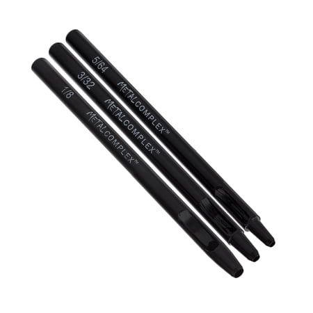 John Bead 3 Sizes Leather Hole Punch Set with Pouch