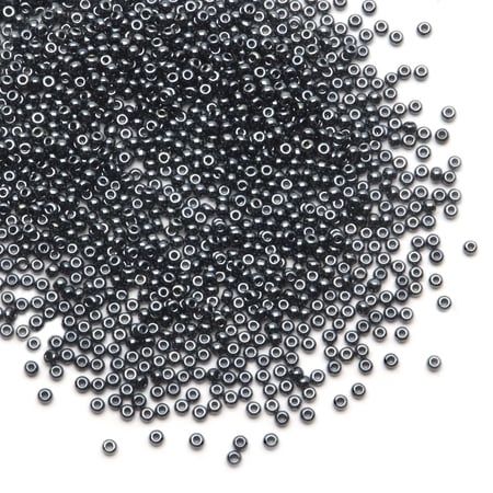 Dazzle-It! Czech Seed Beads: Hematite 10/0