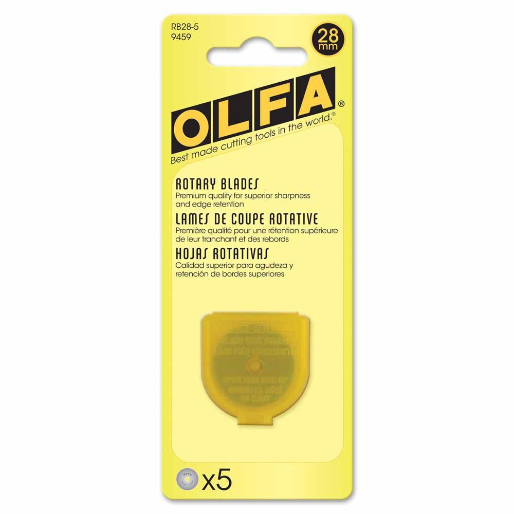 OLFA 28mm Rotary Blade - 5 Pk