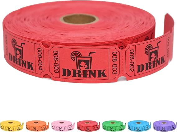 Drink Tickets - Red