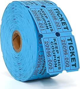 Admit One Tickets - Blue