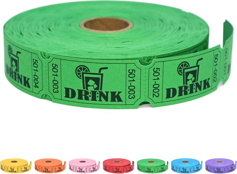 Drink Tickets - Green