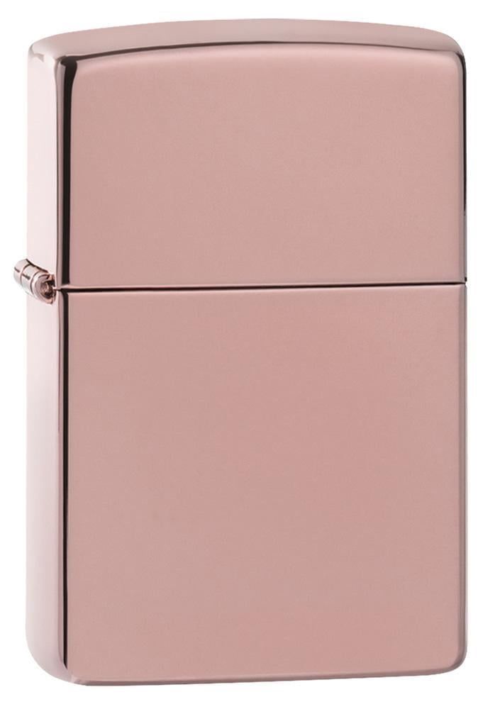 Zippo High Polish Rose Gold Pocket Lighter