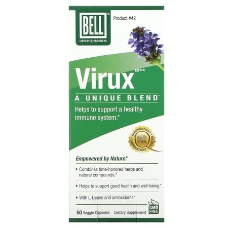Bell Lifestyle Virux A Unique Blend 60 Veggie Capsules