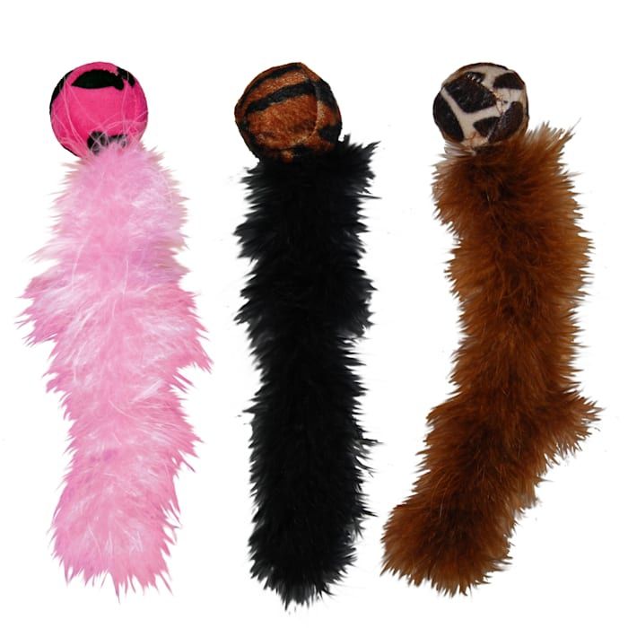 KONG Wild Tails Feather Cat Toy