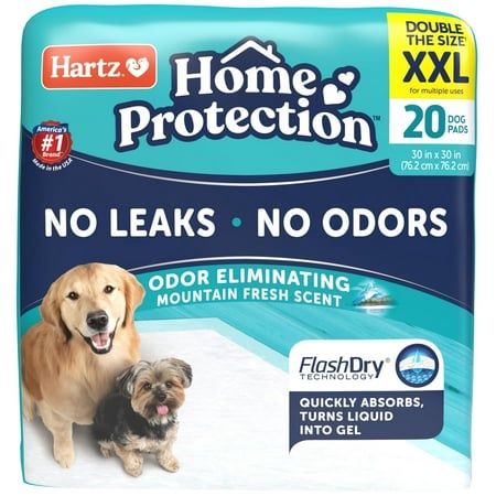 Hartz Home Protection Mountain Fresh Scent Dog Pads 2XL 30in x 30in 20ct