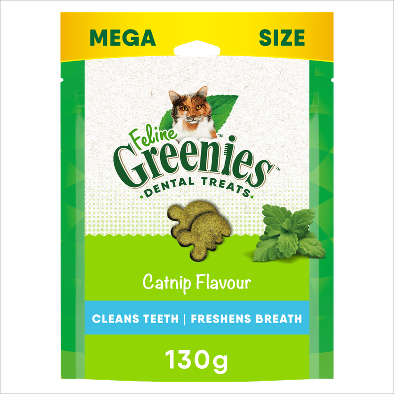 Feline Greenies Catnip Natural Dental Cat Treats Value Pack
