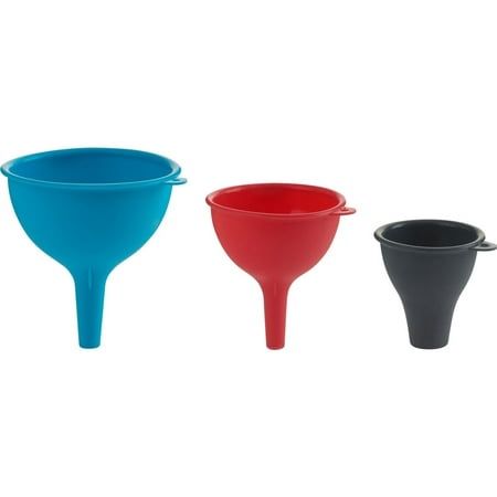 Trudeau Set of 3 Silicone Funnels 0519053