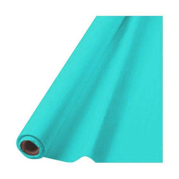 Amscan Plastic Table Cover Roll 100 x 40 Robin s Egg Blue