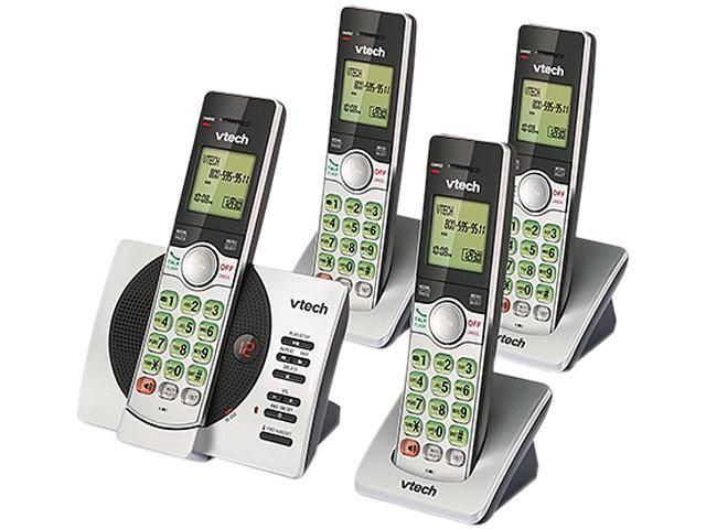 Vtech CS6929-4 DECT 6.0 4X Handsets Cordless DECT 6.0 Phone with 4 Handsets - 4 Handsets