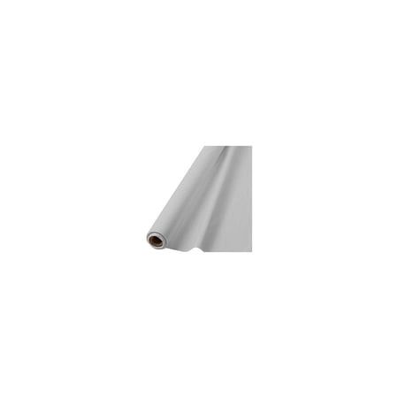Plastic Tablecloth Roll - Silver
