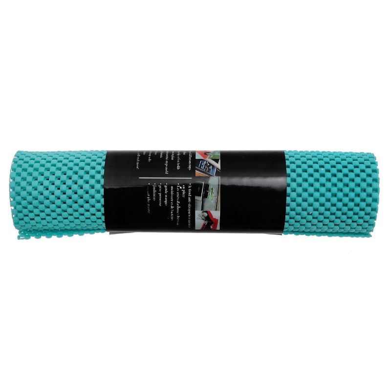 Ih Casadécor Anti Slip Pvc Mat (Teal) (12" X 59") - Set Of 6 12 In. X 12 In. (30.5 Cm X 30.5 Cm)