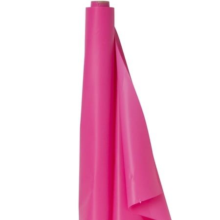 Amscan Plastic Table Cover Roll 100 x 40 Bright Pink