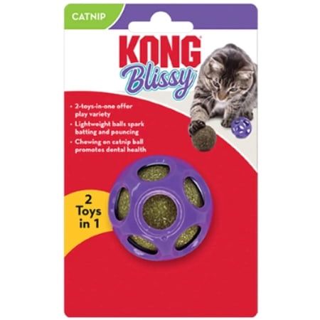 KONG Blissy Moon Ball w/Catnip Cat Toy