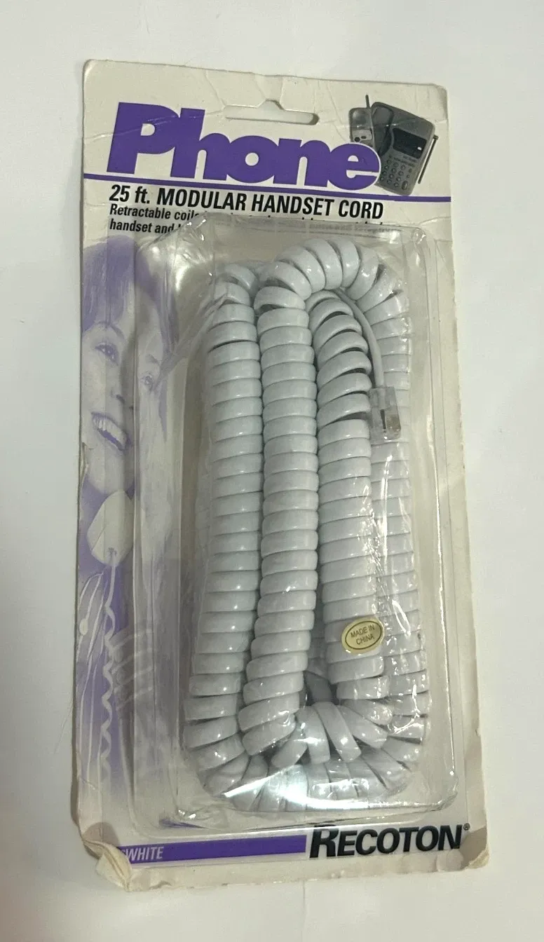 Recoton Handset Cord - 25 ft