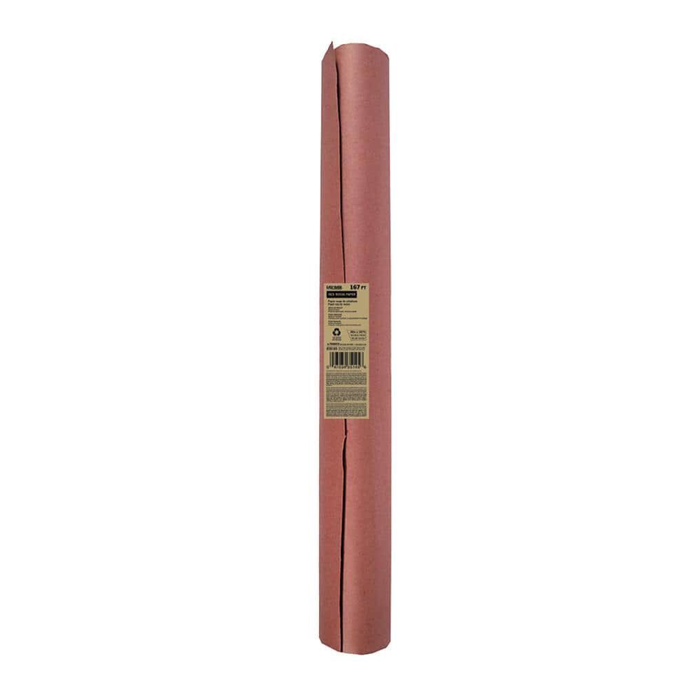 Trimco 35145 Flooring Paper 167 ft L 36 in W Rosin Red