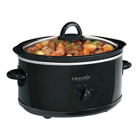Sunbeam Crockpot 7Qt. Slow Cooker - Black -Scv700b-Cn Black
