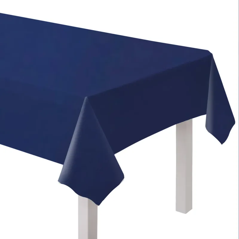 Plastic Tablecloth Roll - Navy Blue