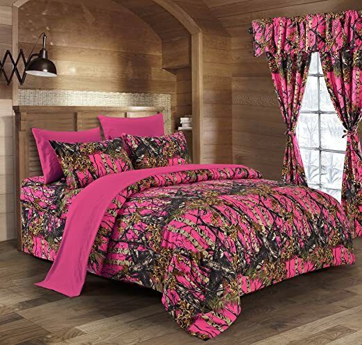 The Huntsman Pink Camo Sheet Set - Queen