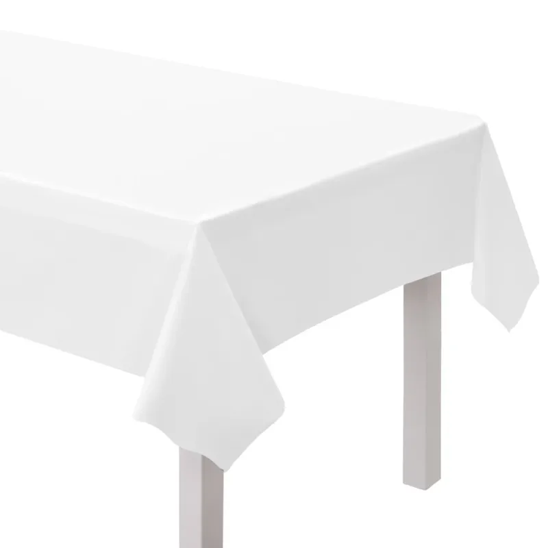 Plastic Tablecloth Roll - White