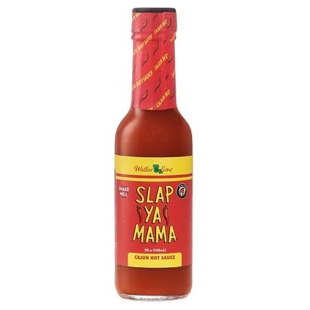 Slap Ya Mama Cajun Hot Sauce 5 fl oz Glass Bottle – Louisiana-Style Pepper Sauce for Everyday Meals