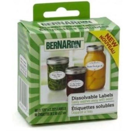 Dissolvable Canning Labels - 60 Pack