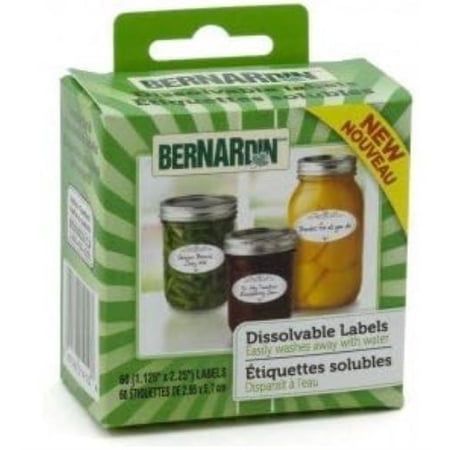 Bernardin Dissolvable Labels - 60 Pk