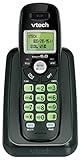 VTech CS6114-11 DECT 6.0 Cordless Phone with Caller ID/Call Waiting, Black with 1 Handset