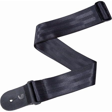 D Addario Seat Belt Guitar Strap 50 mm Black