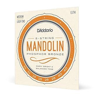 D Addario EJ74 Mandolin Strings Phosphor Bronze Medium 11-40