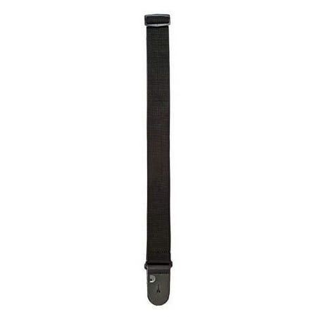 D Addario Black Polypropylene Guitar Strap Black 2 in.