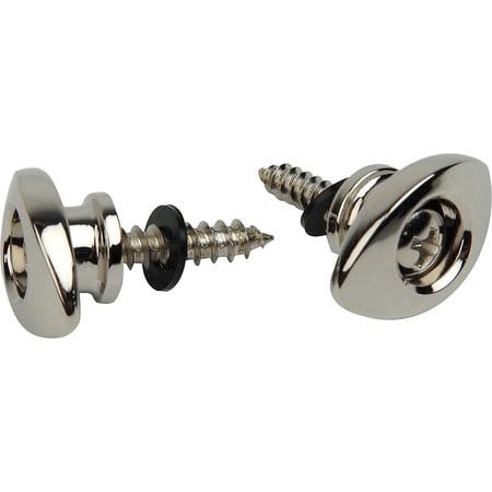 D Addario Elliptical End Pins Chrome