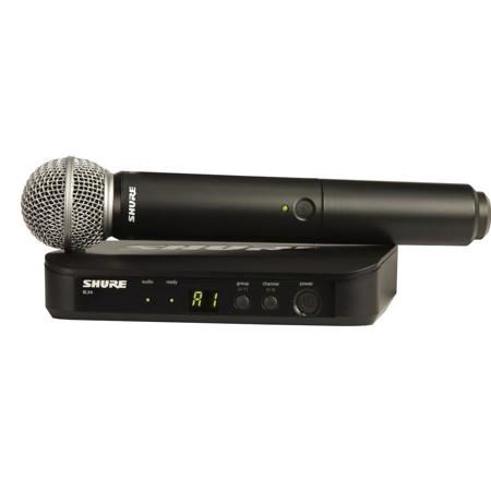 Shure BLX24/SM58-H10 Wireless Vocal System with SM58 Handheld Microphone, H10