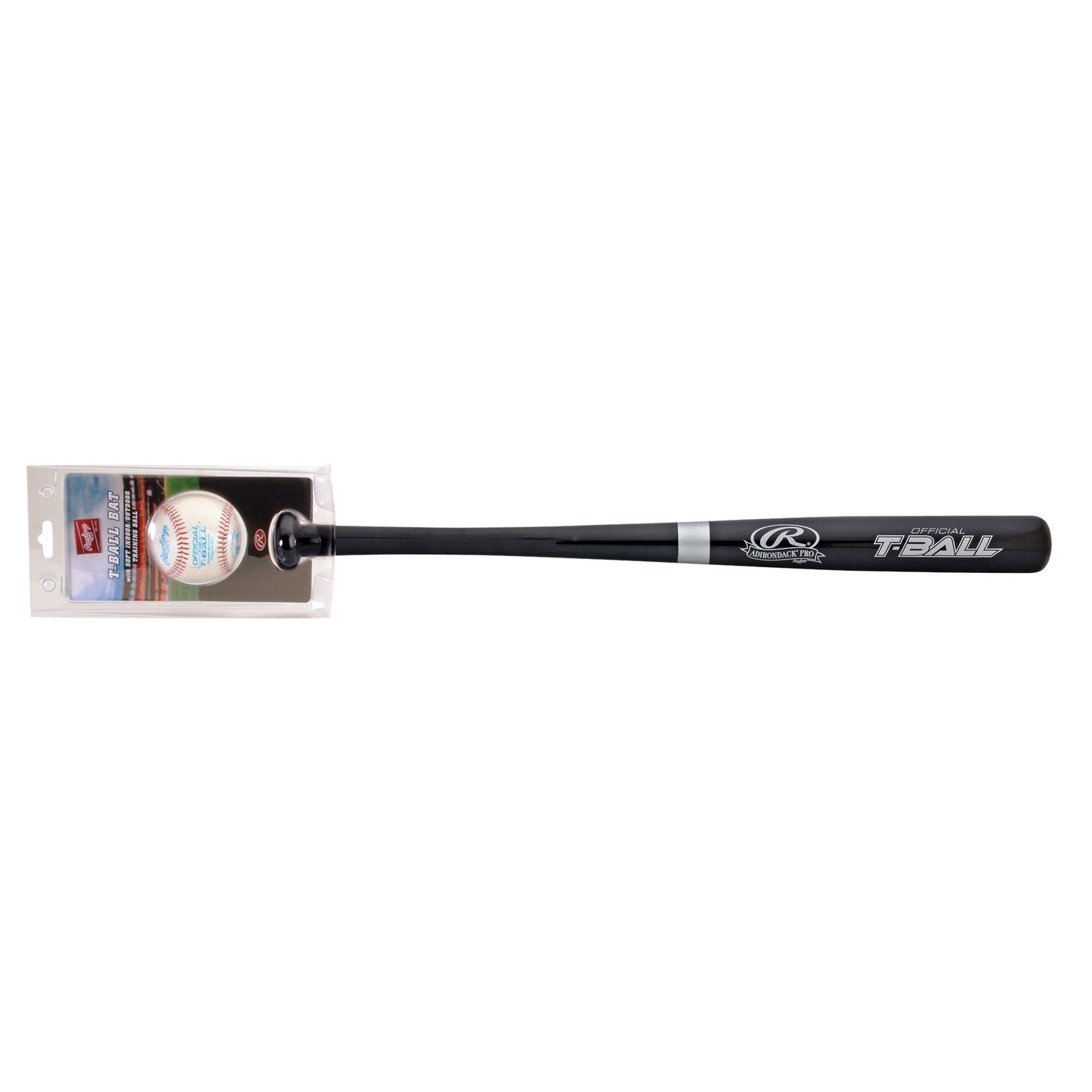 Rawlings Wood Baseball Bat &amp; Ball Combo, 25 In.
