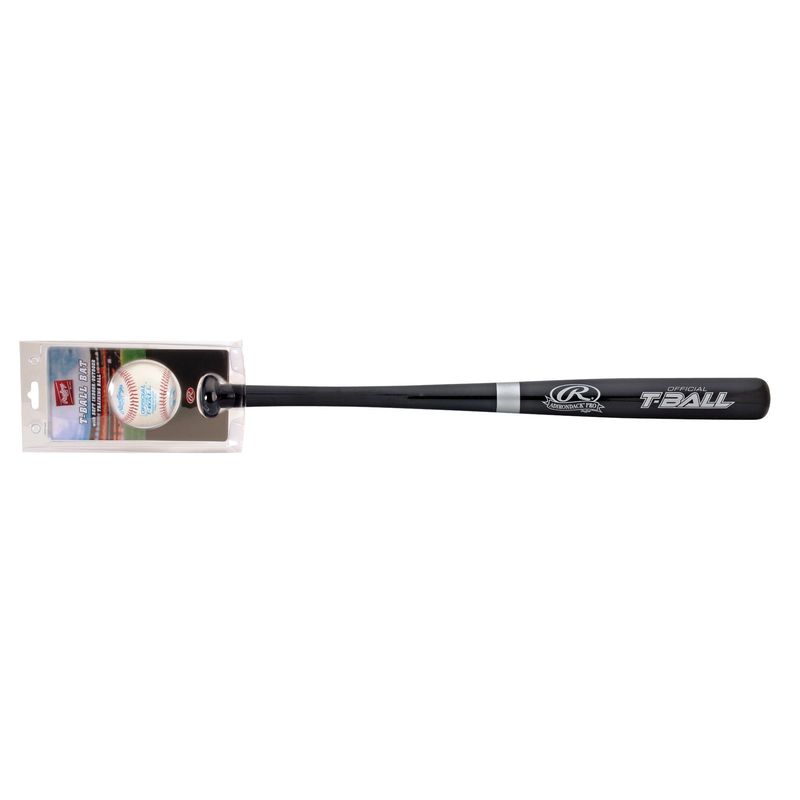 Rawlings Wood Baseball Bat &amp; Ball Combo, 25 In.