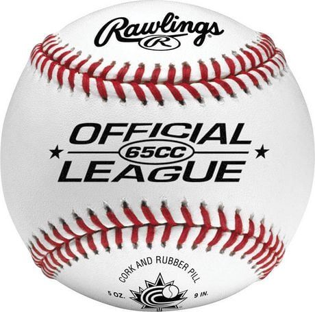 One Dozen Genuine Leather Baseball Canada Rawlings 65cc Baseballs Official Ball
