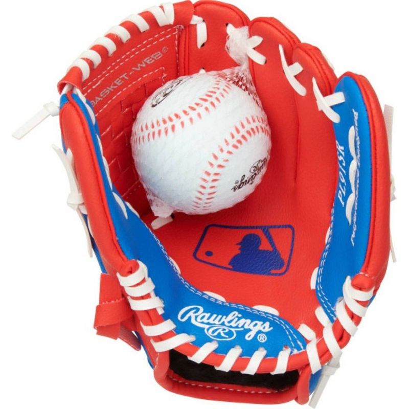 Rawlings 9" T-Ball Gloves - Red Right Handed Thrower