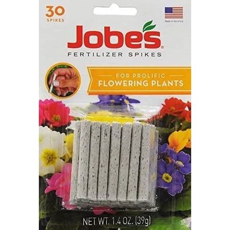 Jobe s 05231T Flowering Plant Fertilizer Spikes 10-10-4 1 Pack Multicolor 4 Pack